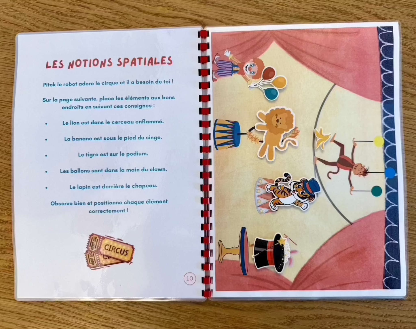 Cahier d'Activités Enfant - Aventure au Cirque pour 3-6 ans