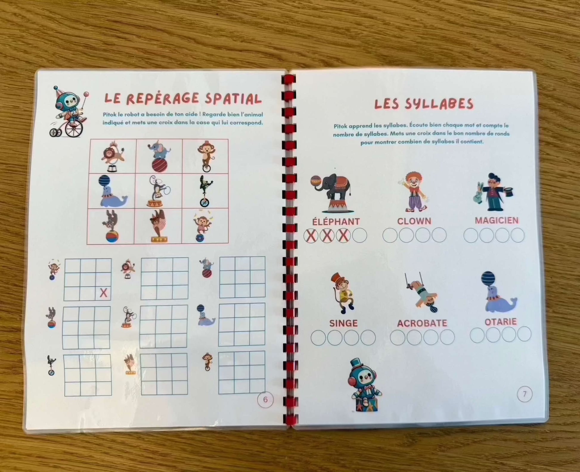 Cahier d'Activités Enfant - Aventure au Cirque pour 3-6 ans