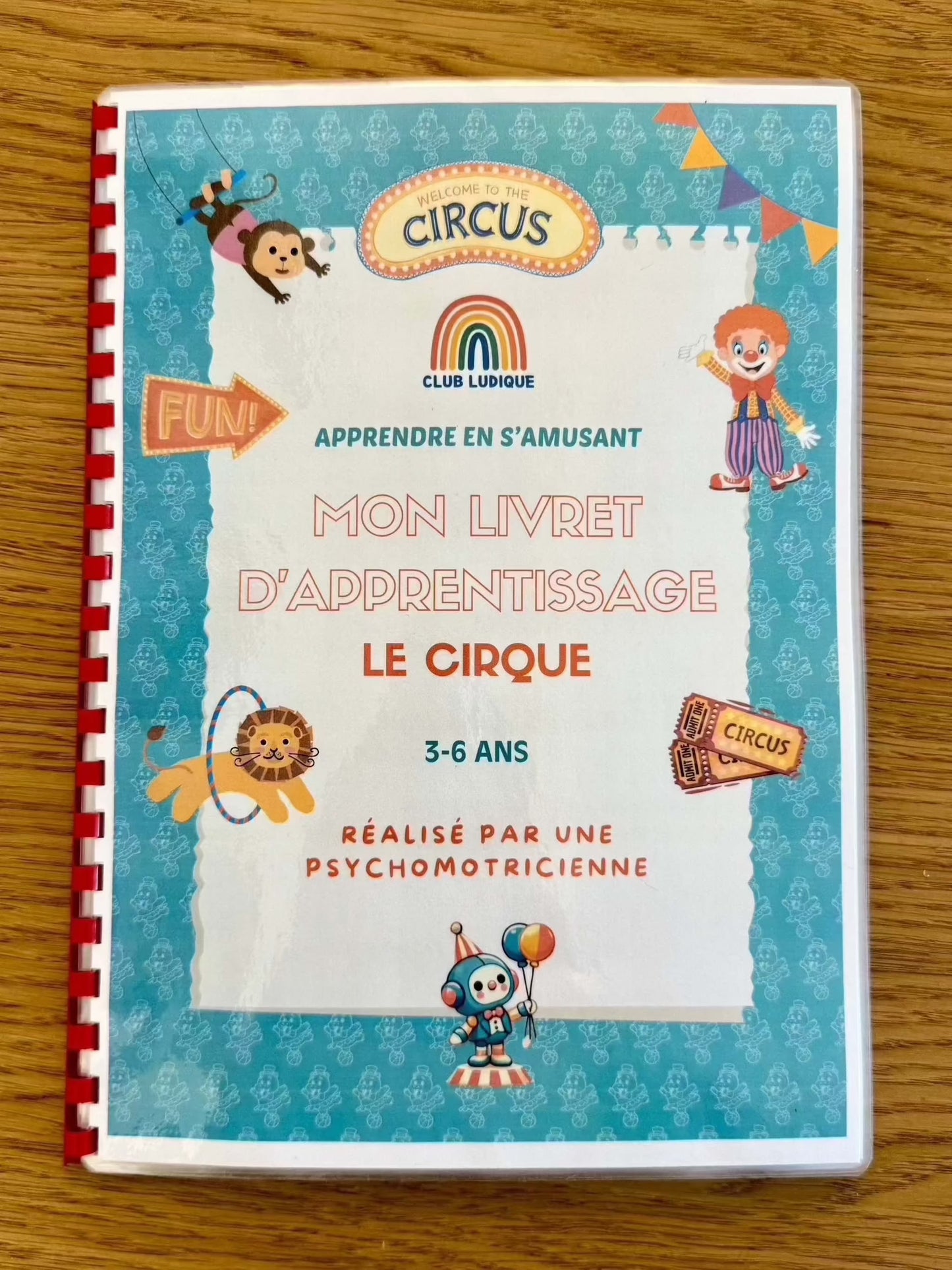 Cahier d'Activités Enfant - Aventure au Cirque pour 3-6 ans