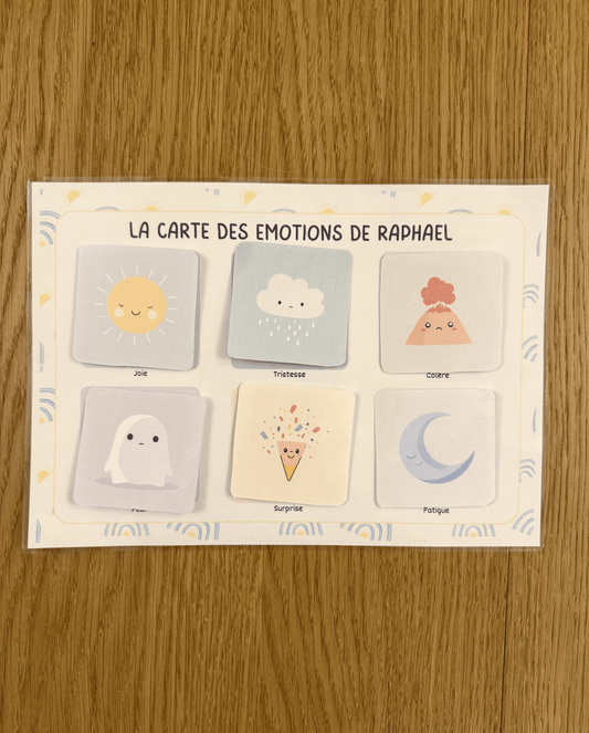 Carte des Émotions personnalisable 🌞 pour tout-petits