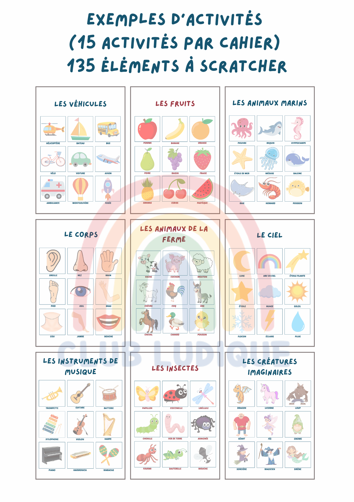 Livret Apprentissage - Loto des Tout-Petits Édition XL 18 mois à 3 ans